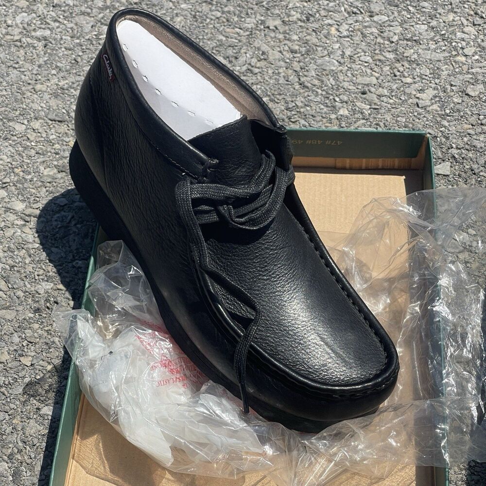 Clarks NIB Men's Size 10 Black Padmore II  Hi Chukka Desert Boots